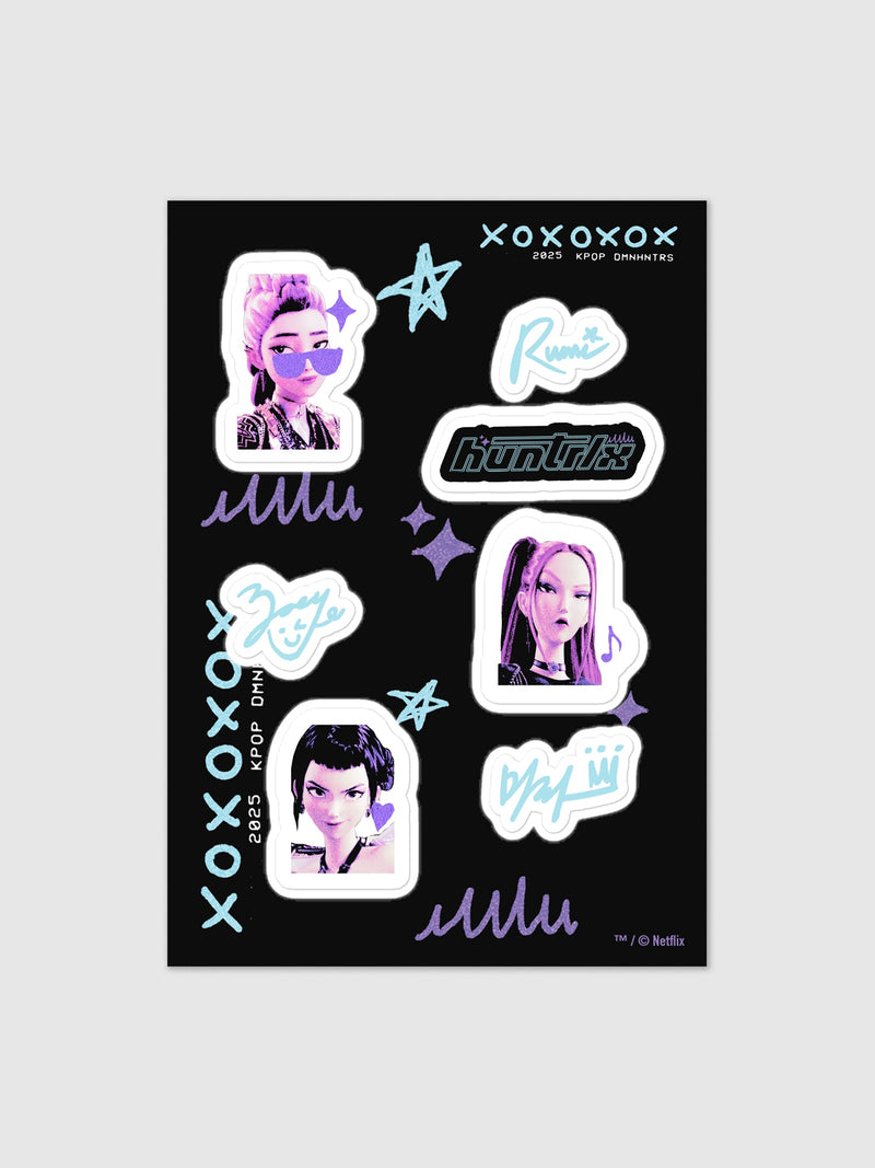 HUNTR/X World Tour Sticker Sheet
