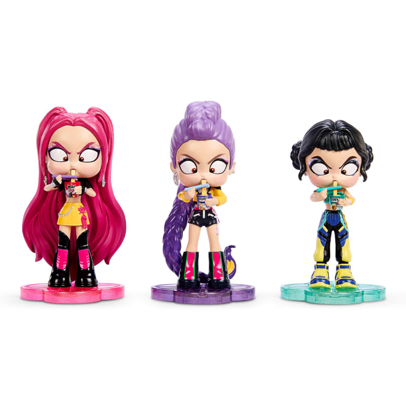 KPop Demon Hunters "How It's Done" Ramyeon Figure 3-Pack